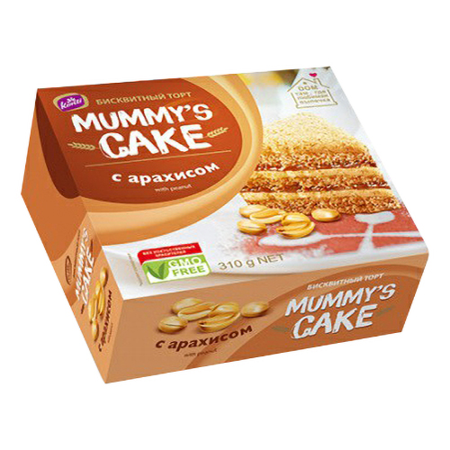

Торт Konti Mummy's cake с арахисом 310 г