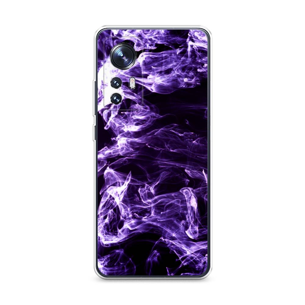 

Чехол на Xiaomi 12 "Фиолетовый дым", Фиолетовый;белый;черный, 312350-3