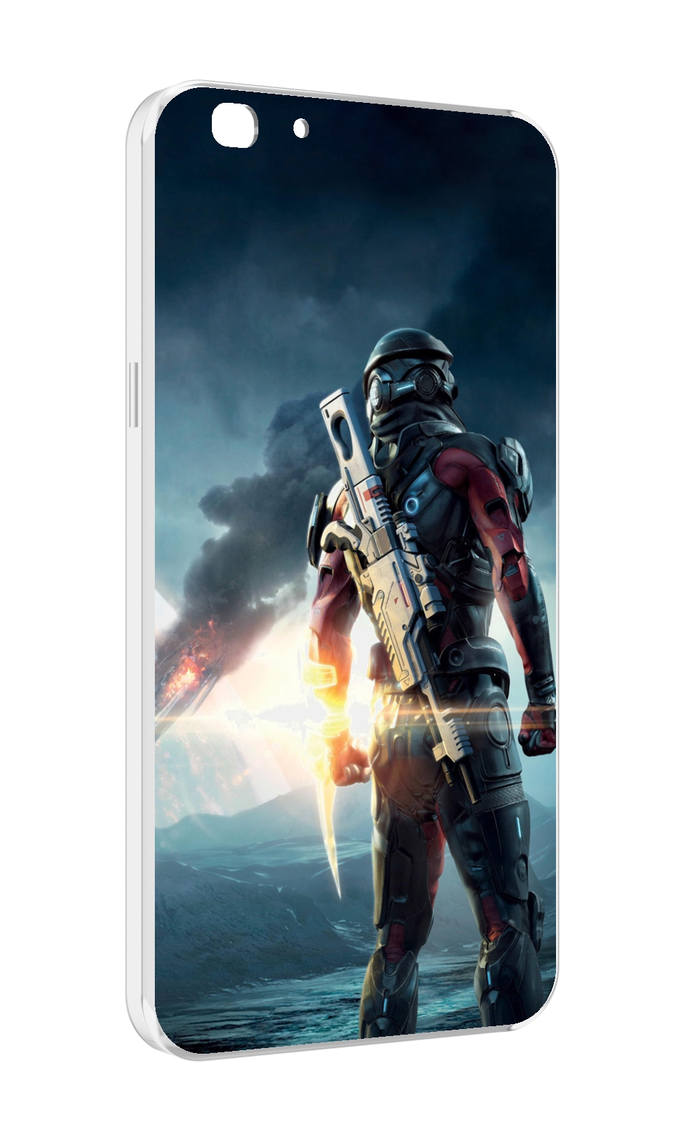 

Чехол MyPads Mass Effect Andromeda Ryder для Oppo A77/F3 (2017 год), Прозрачный, Tocco