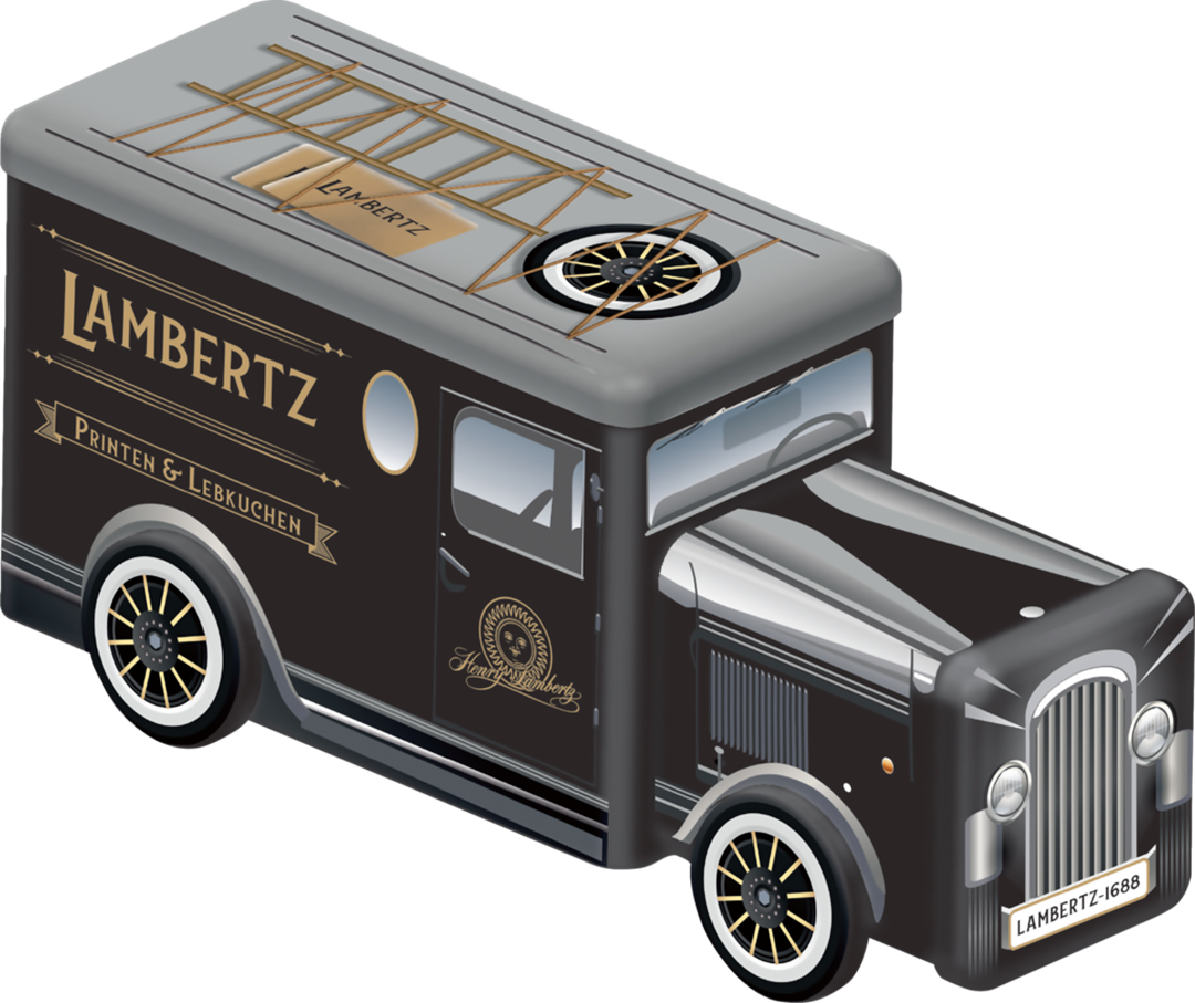 фото Пряники lambertz truck имбирные глазированные 750 г