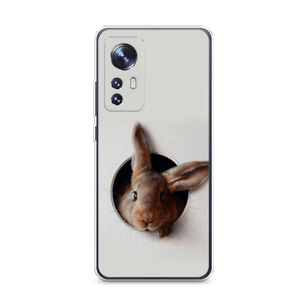 

Чехол на Xiaomi 12 "Любопытный кролик", Серый;коричневый, 312350-1
