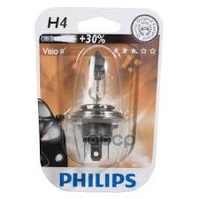 

PHILIPS 12342PRB1 ЛАМПА H4 12V- 60/55W (P43T) ( +30% СВЕТА) VISION (PREMIUM) БЛИСТЕР (1ШТ.