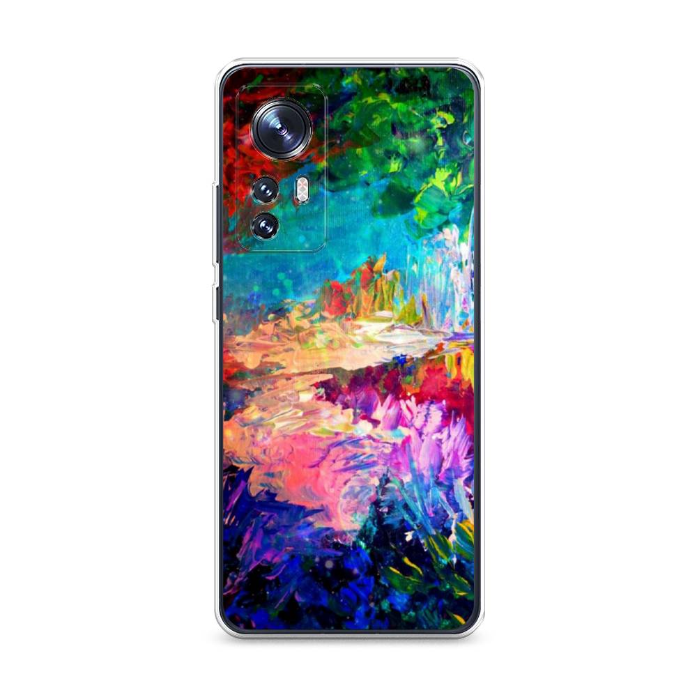 

Чехол на Xiaomi 12 "Лес-гуашь", Синий;розовый;зеленый, 312350-4