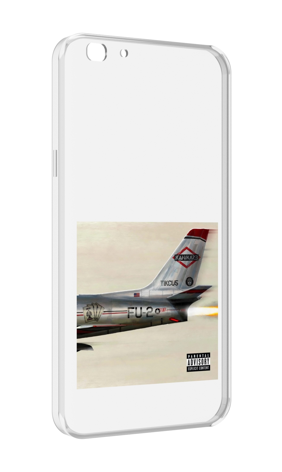 

Чехол MyPads KAMIKAZE Eminem для Oppo A77/F3 (2017 год), Прозрачный, Tocco