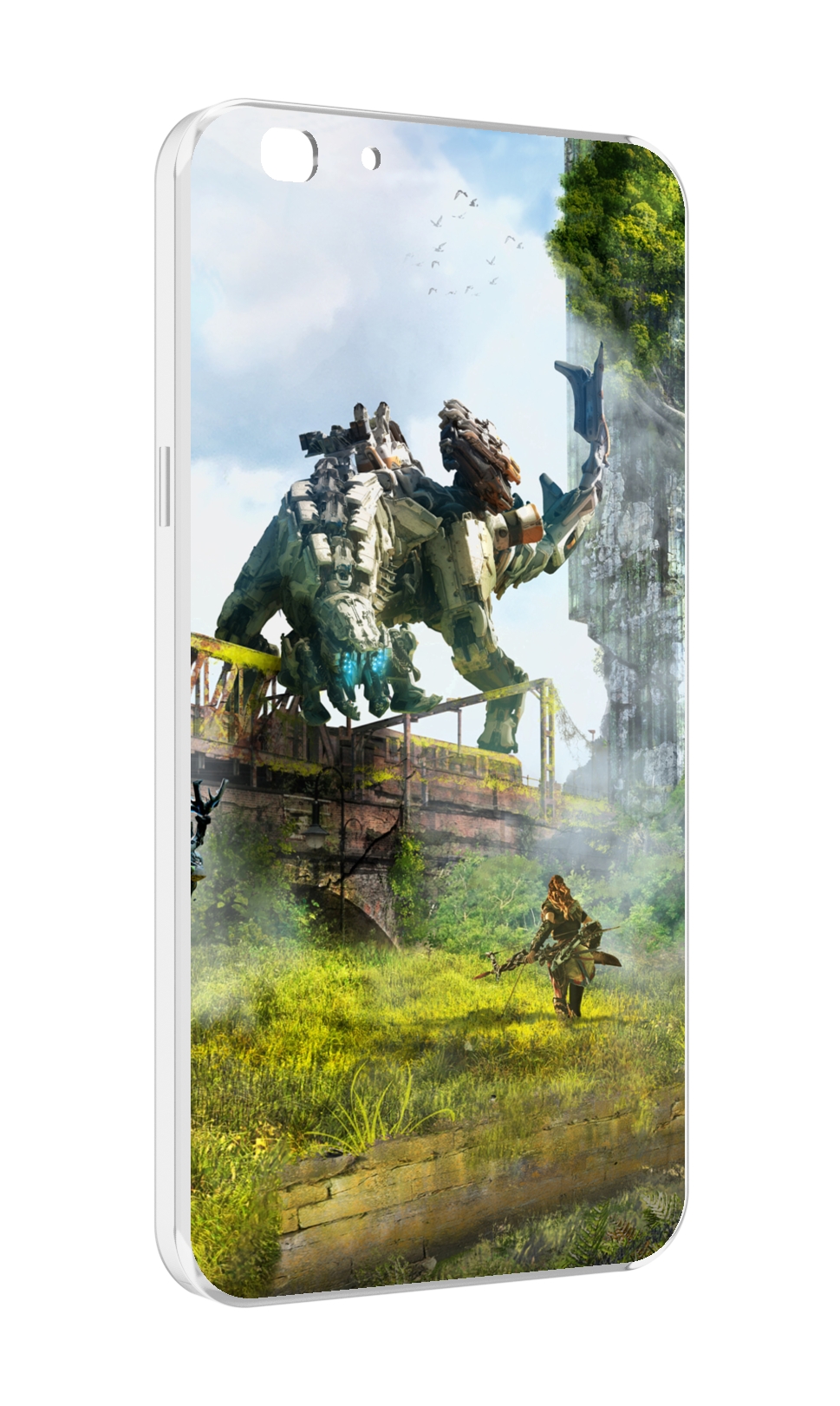 

Чехол MyPads Horizon Zero Dawn для Oppo A77/F3 (2017 год), Прозрачный, Tocco