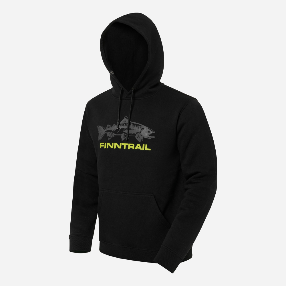 Худи унисекс Finntrail Fish6812 черное XXL