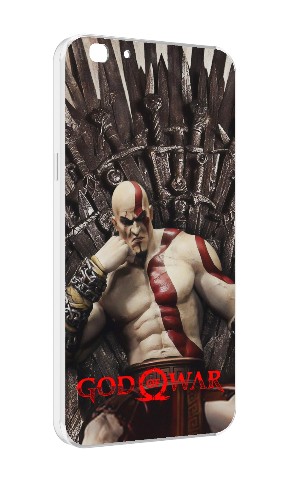 

Чехол MyPads God of War Кратос для Oppo A77/F3 (2017 год), Прозрачный, Tocco