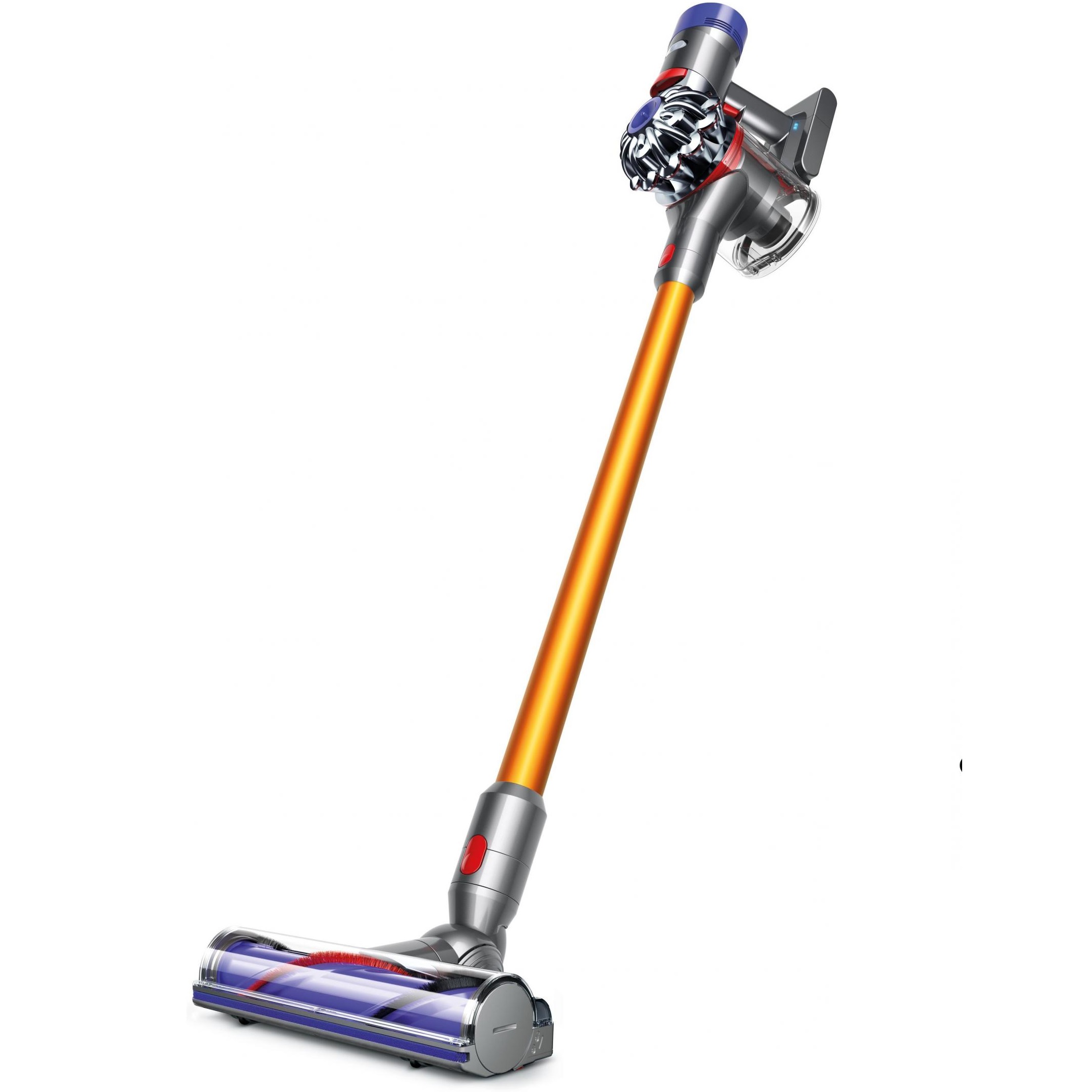 Пылесос Dyson V8 желтый, серый пылесос dyson v8 motorhead серый