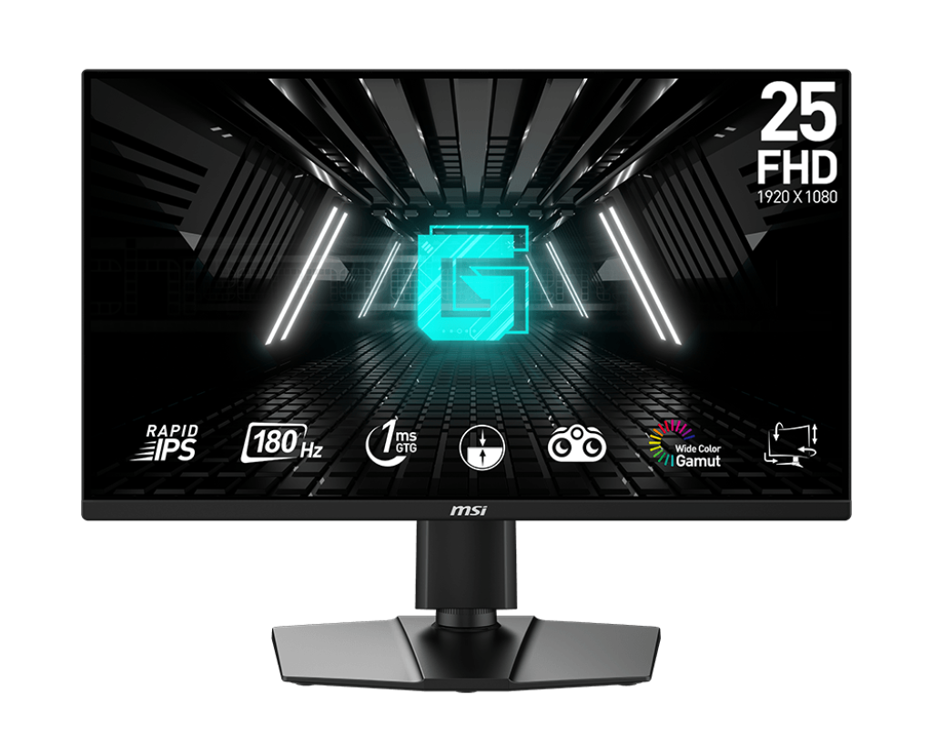 

24.5" Монитор MSI G255PF E2 черный 180Hz 1920x1080 IPS, G255PF E2