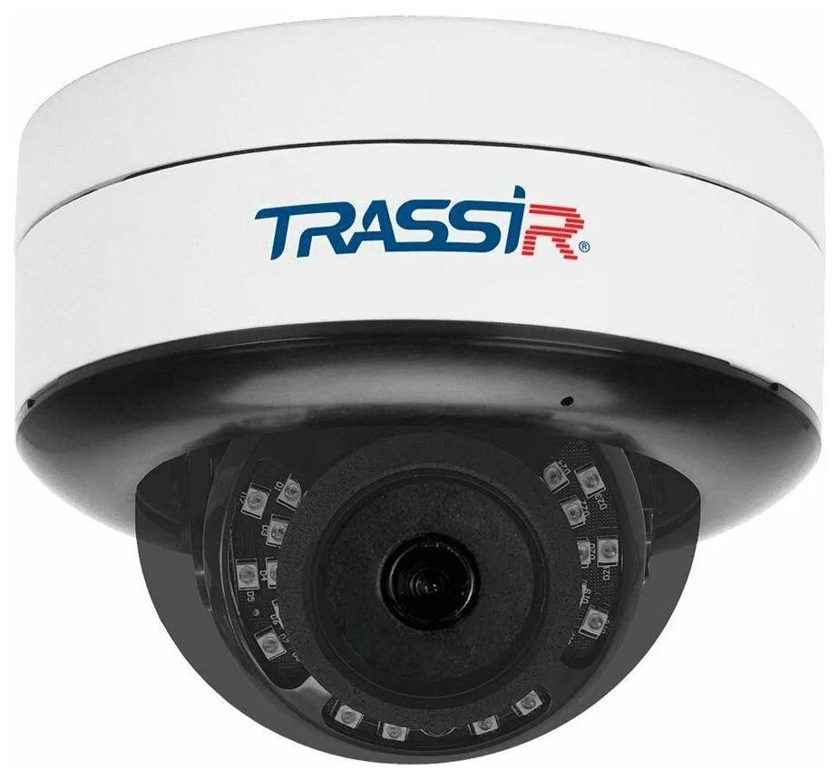 Камера видеонаблюдения IP Trassir TR-D3121IR2 v6 2.8,  1080p,  2.8 мм,  белый