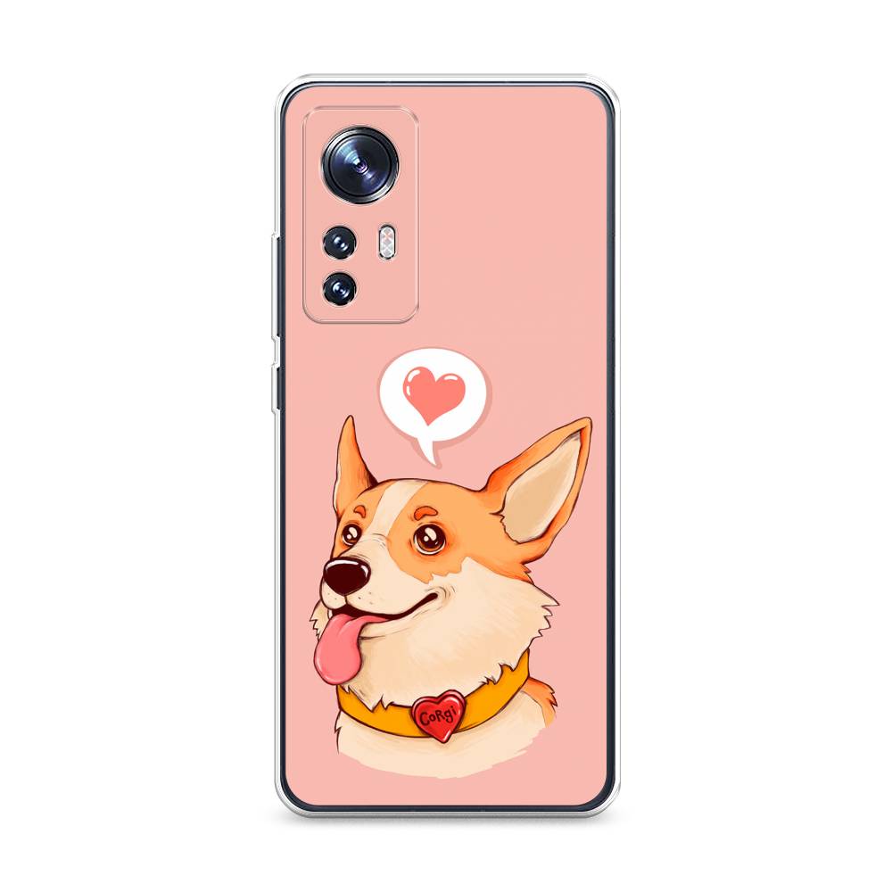 

Чехол на Xiaomi 12 "Корги язык", Розовый;коричневый, 312350-1