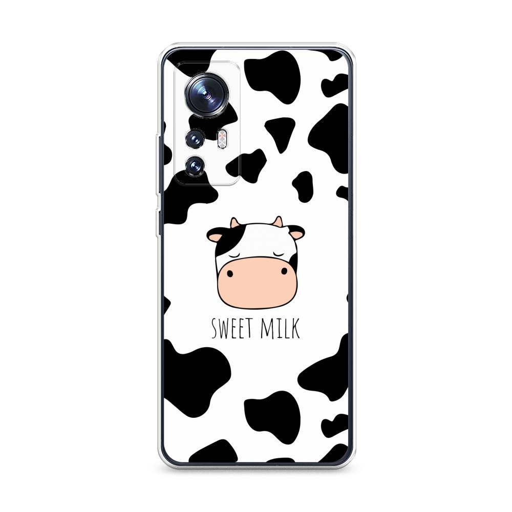 

Чехол на Xiaomi 12 "Sweet milk", Розовый;белый;черный, 312350-1