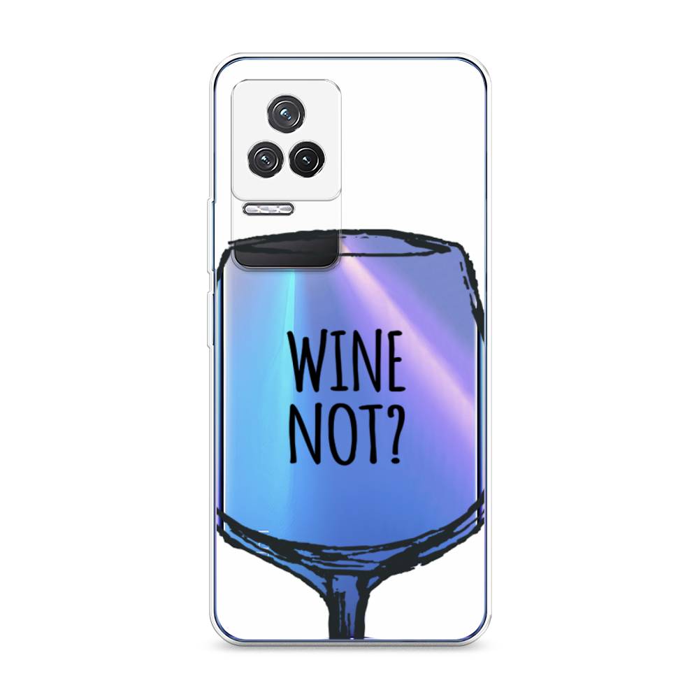 

Чехол на Xiaomi Redmi K50 "Wine not White", Белый, 312250-6