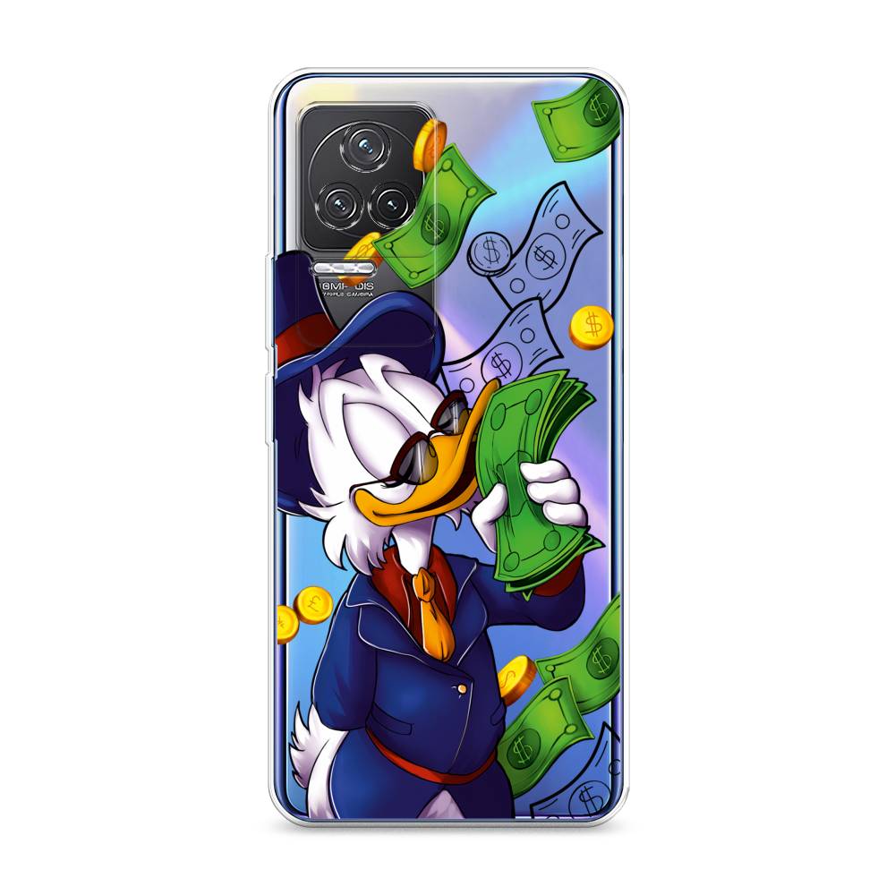 

Чехол на Xiaomi Redmi K50 "Scrooge McDuck with Money", Синий;зеленый;белый, 312250-6