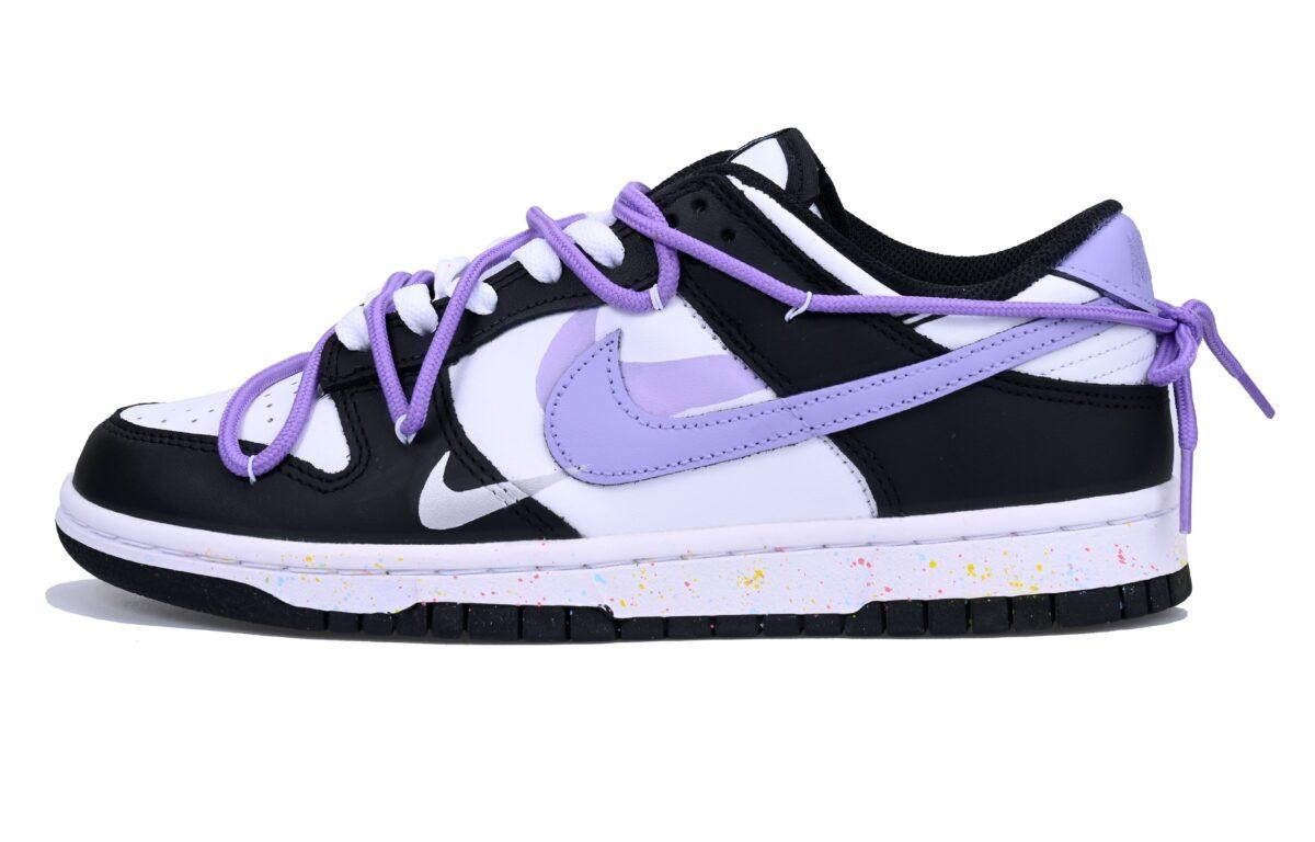 

Кеды унисекс Nike Dunk Low Multi-Colon Swoosh черные 37.5 EU, Черный, Dunk Low Multi-Colon Swoosh