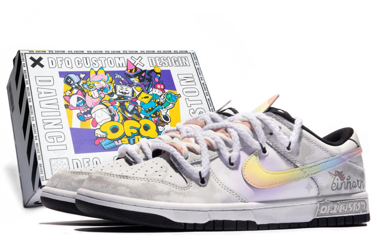 

Кеды унисекс Nike Dunk Low GS серые 39 EU, Серый, Dunk Low GS