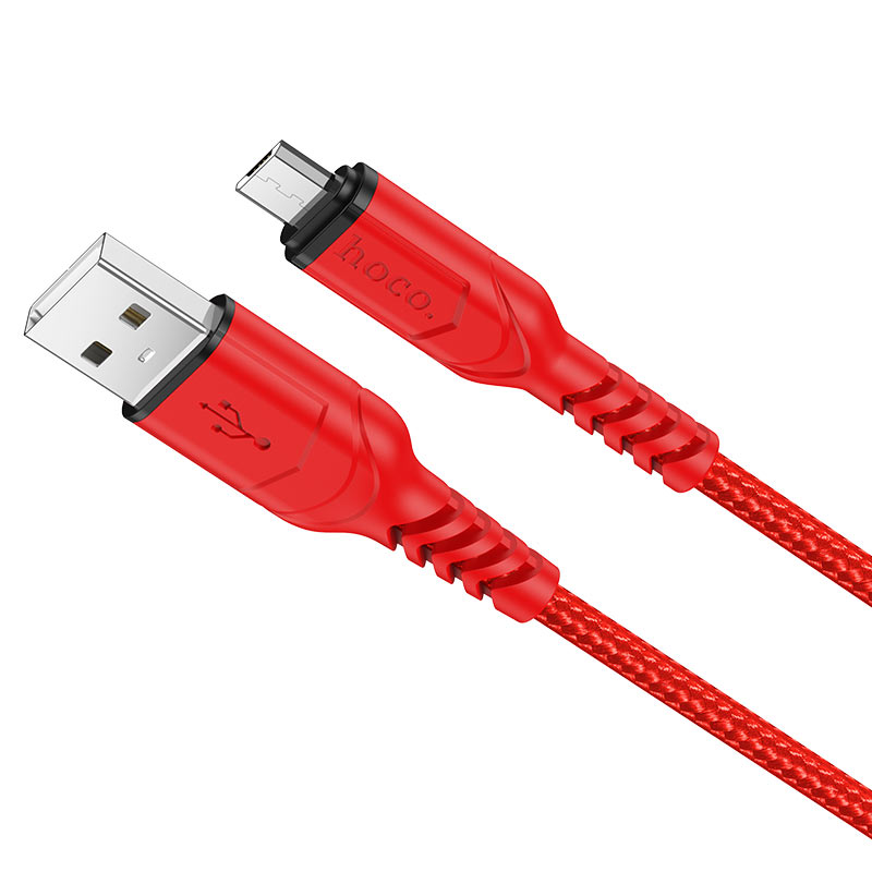 

Кабель Hoco X59 Micro USB - USB 1 м, красный, X59