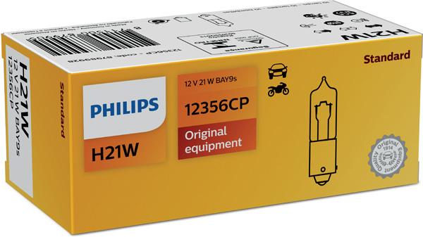 

PHILIPS 12356CP ЛАМПА СИГНАЛЬНАЯ H21W 12V 21W ( 1 ШТ.)