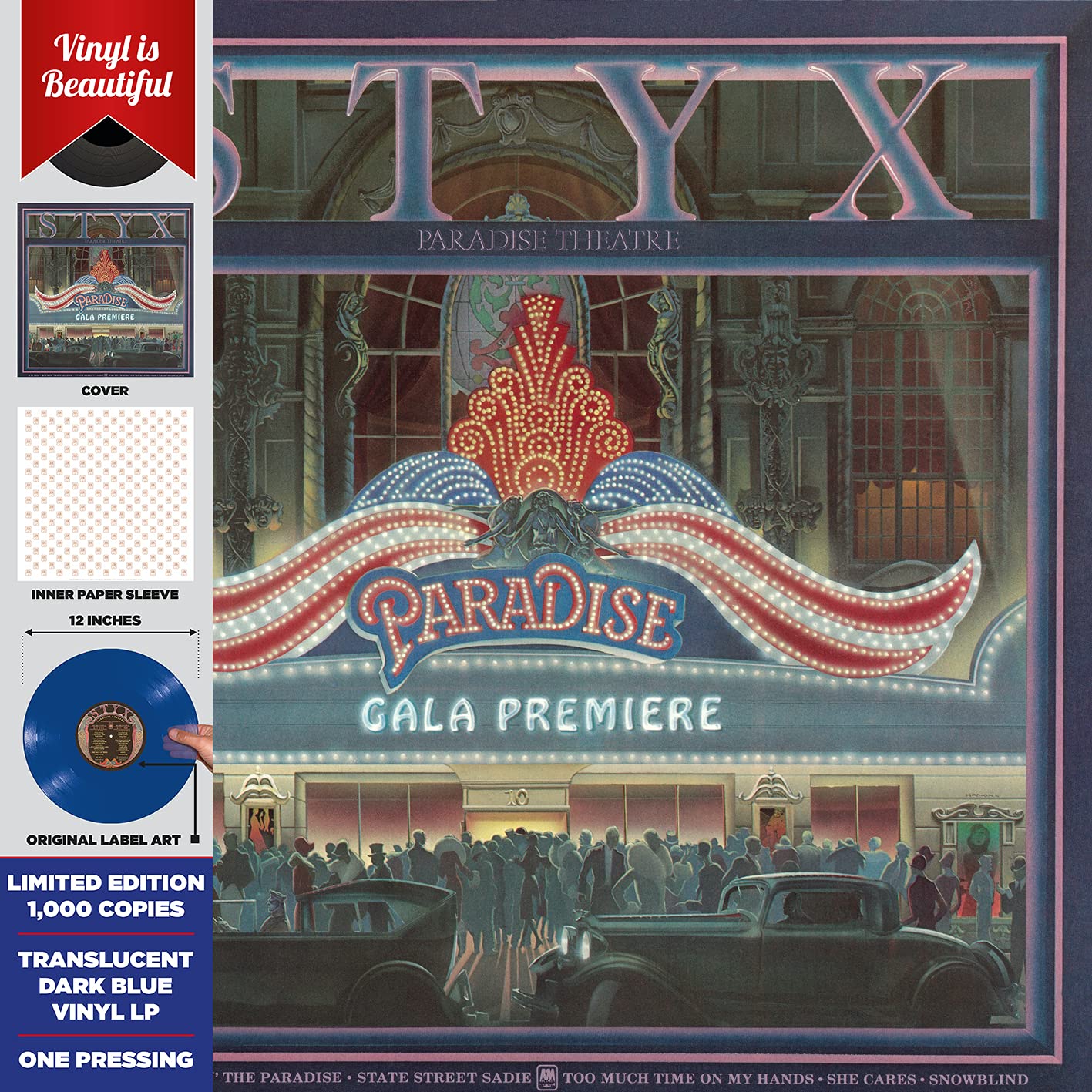 

Styx Paradise Theatre (Blue Vinyl) (LP)