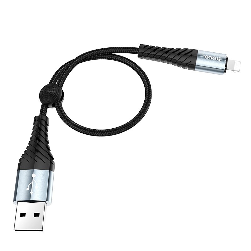 

Кабель Hoco X38 Lightning - USB 1 м, черный, X38