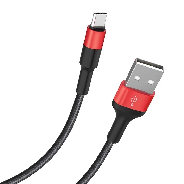 Кабель Hoco X26 USB Type-C - USB 1 м, черный