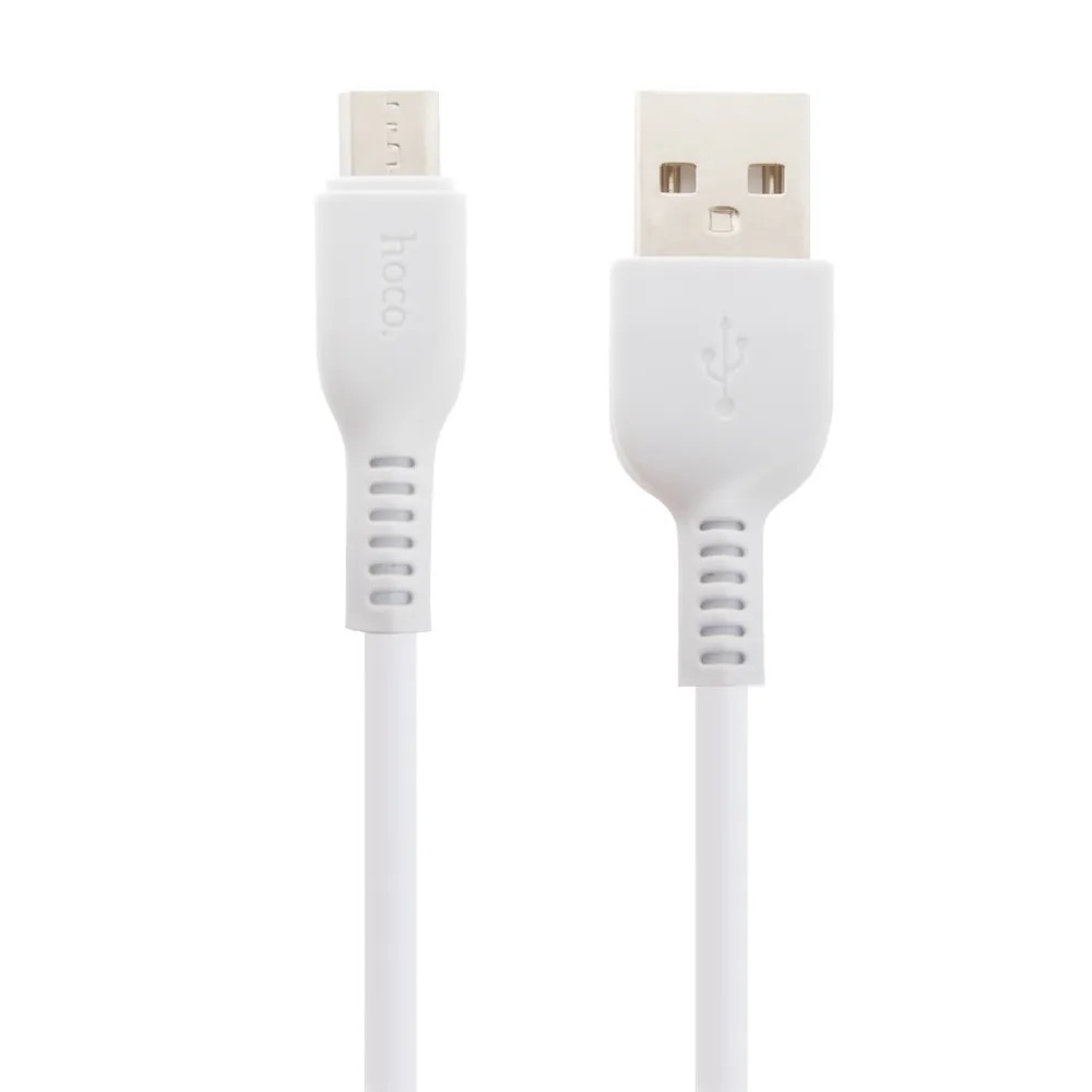 

Кабель Hoco X20 Micro USB - USB 1 м, белый, X20