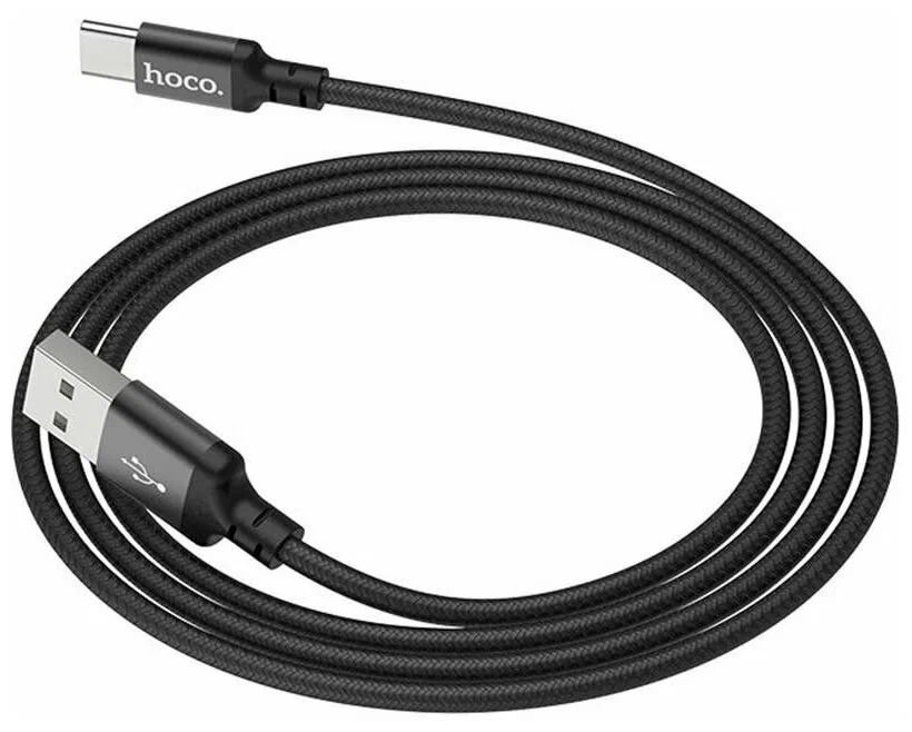 

Кабель Hoco X14 USB Type-C - USB 2 м, черный, X14