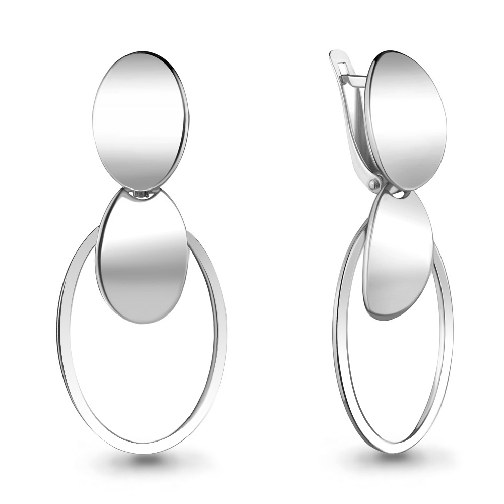 

Серьги из серебра Aquamarine 33776_925_р, 33776_925_р