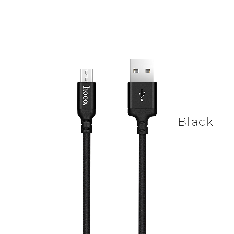 

Кабель Hoco X14 Micro USB - USB 1 м, черный, X14