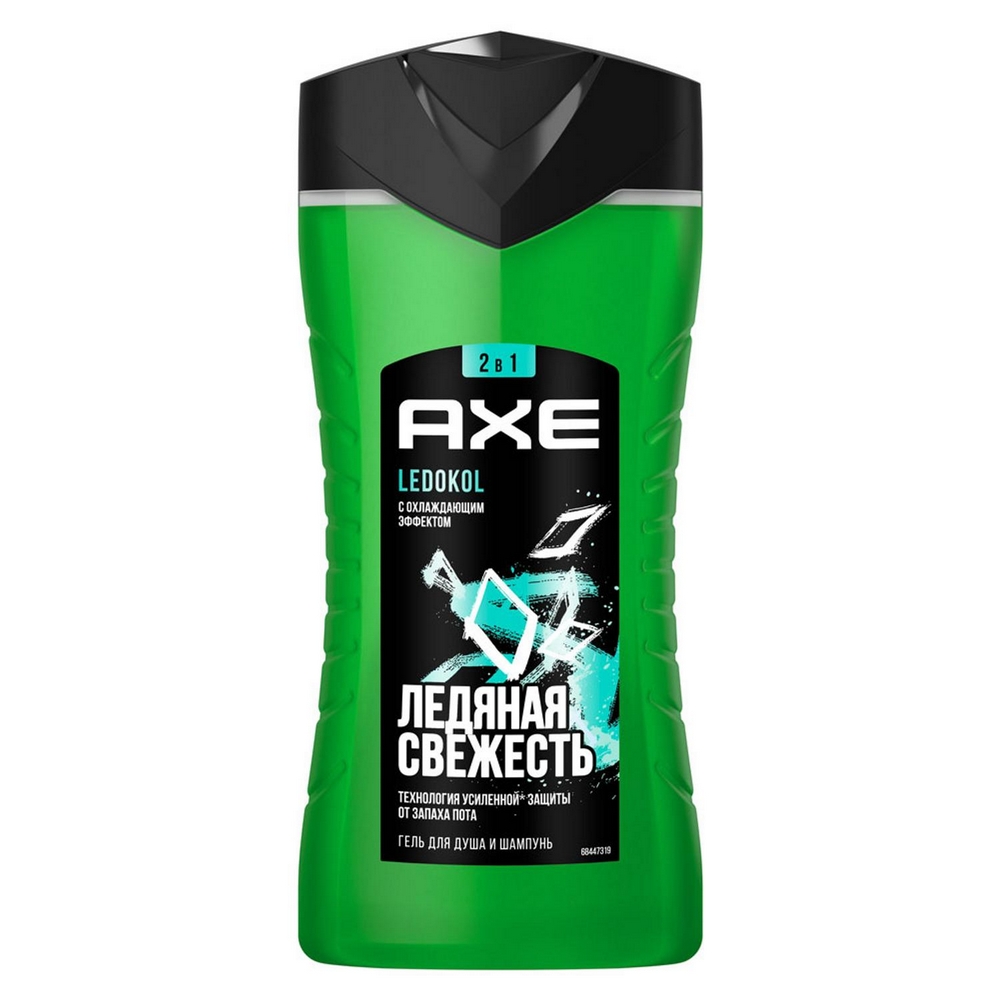 фото Гель для душа и шампунь axe ледокол 250 мл