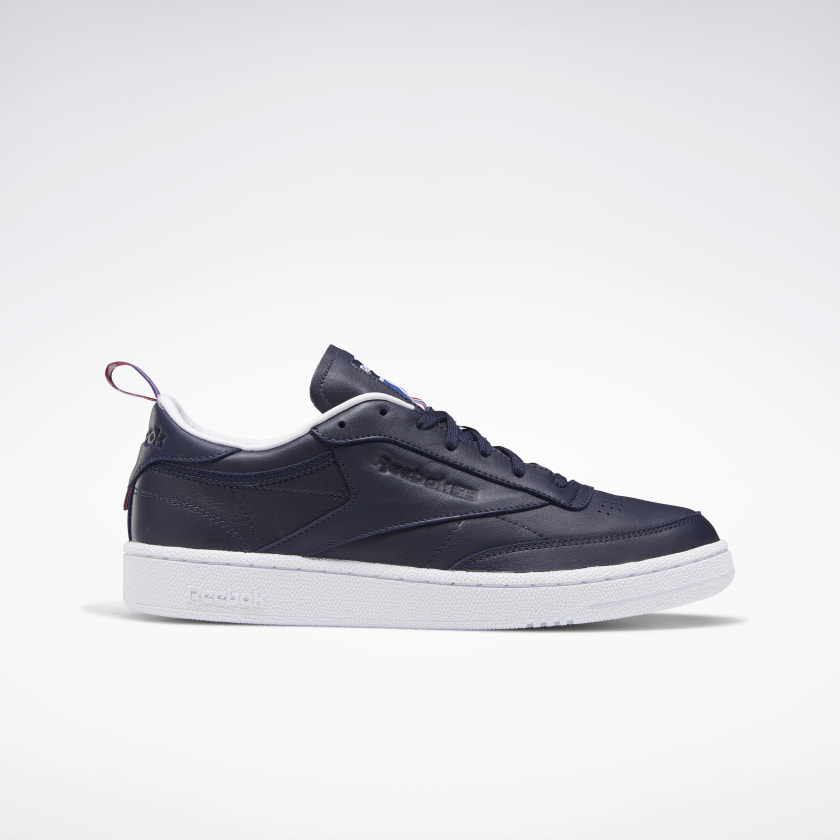 фото Кроссовки мужские reebok club c 85 синие 7.5 us