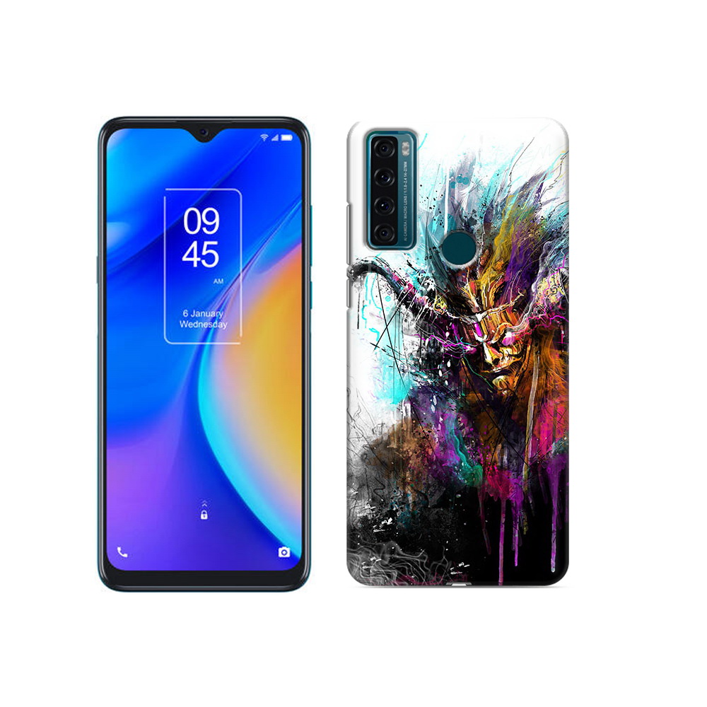 

Чехол MyPads Tocco для TCL 20 SE яркий дьявол, Прозрачный, Tocco