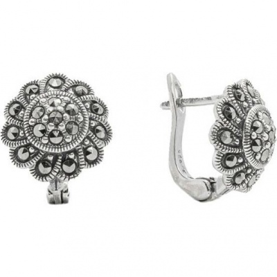 

Серьги с марказитами из серебра Марказит HE0208-12767, HE0208-12767
