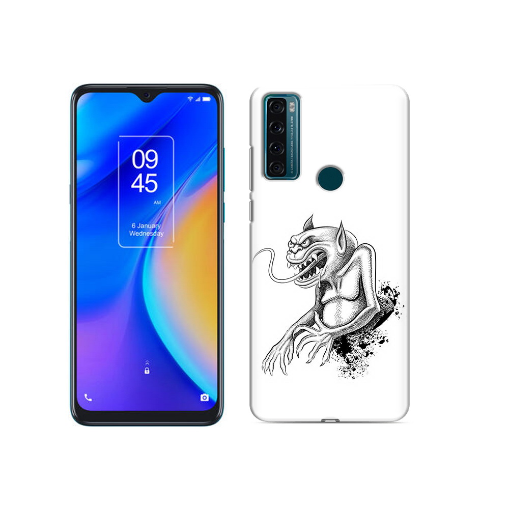 

Чехол MyPads Tocco для TCL 20 SE чорт, Прозрачный, Tocco