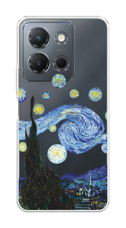 

Чехол на Vivo Y36 4G "Ночь Ван Гога", Голубой;синий;черный, 269250-1