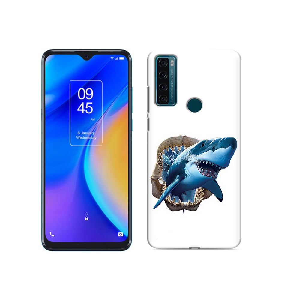 

Чехол MyPads Tocco для TCL 20 SE челюсти, Прозрачный, Tocco