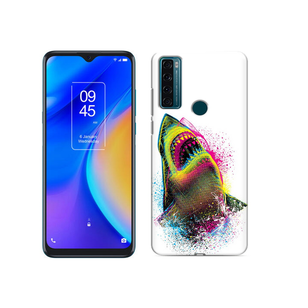 

Чехол MyPads Tocco для TCL 20 SE челюсти-2, Прозрачный, Tocco