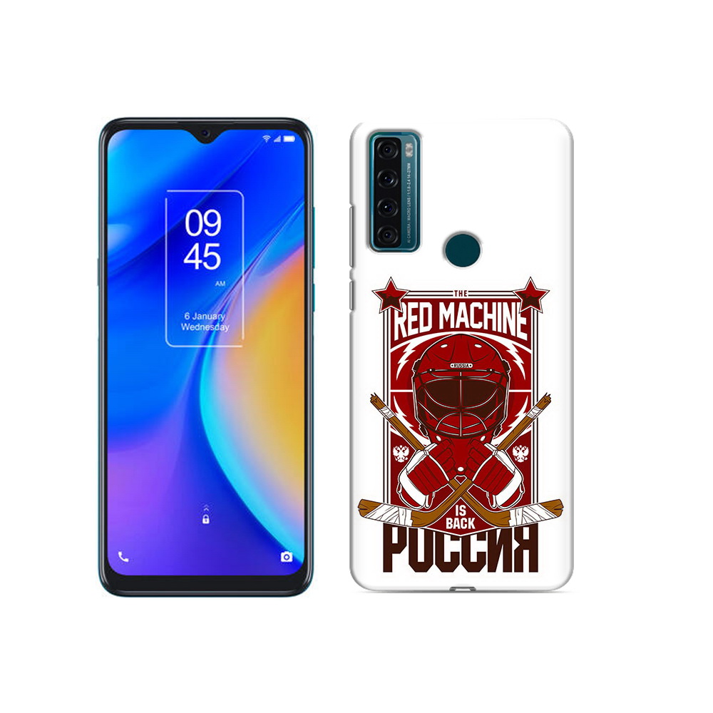 

Чехол MyPads Tocco для TCL 20 SE хоккей россия, Прозрачный, Tocco