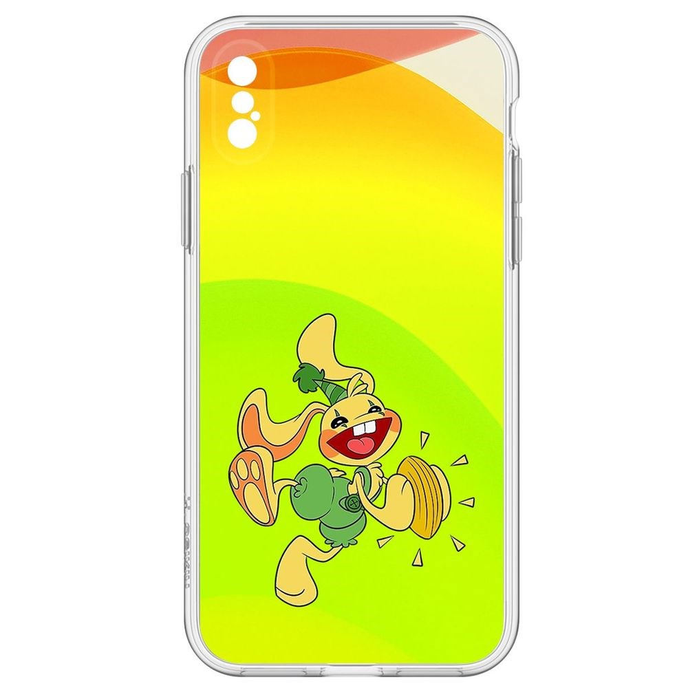

Чехол-накладка Хаги Ваги - Крольчонок Бонзо для iPhone XS, Прозрачный