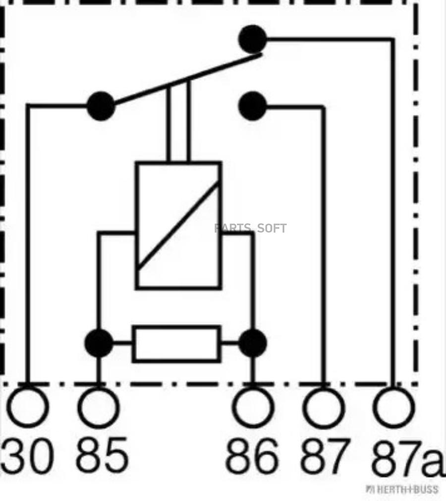 

Реле 24V 5 Контактов 30A = 0 332 209 203