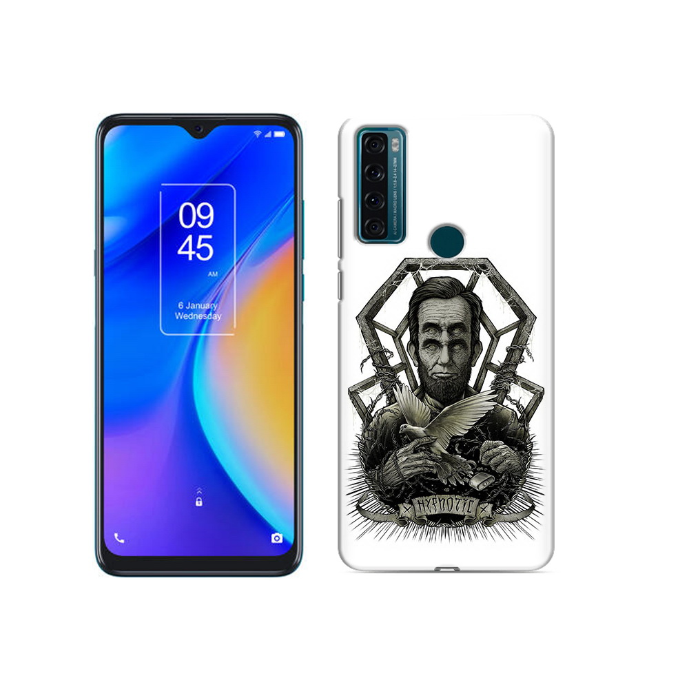 

Чехол MyPads Tocco для TCL 20 SE франклин абстракция, Прозрачный, Tocco