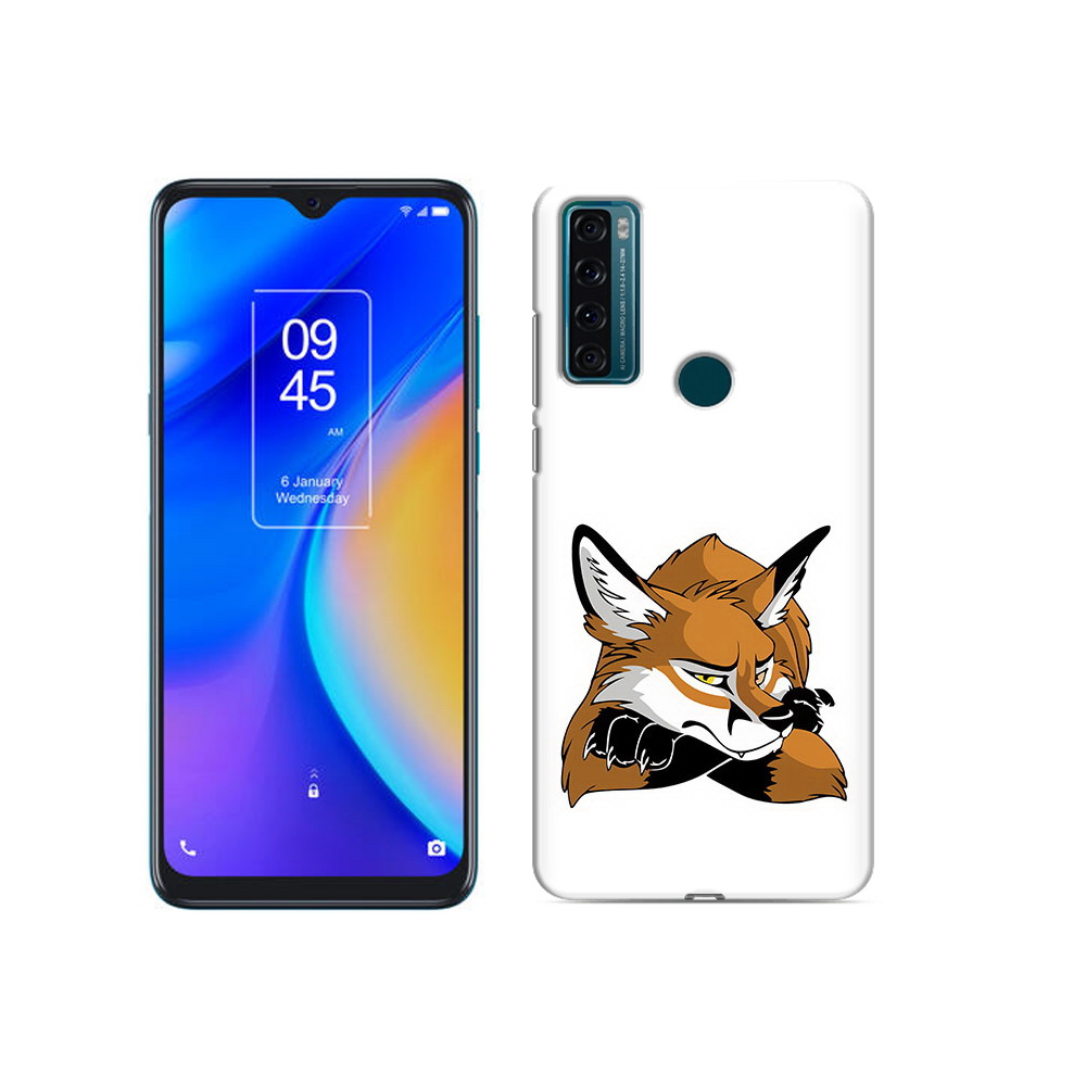 

Чехол MyPads Tocco для TCL 20 SE фокс, Прозрачный, Tocco