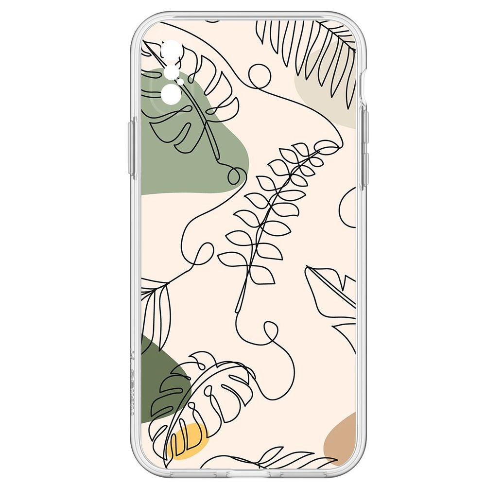 

Чехол-накладка Линия весны для iPhone XS, Прозрачный