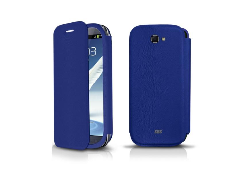 Чехол-книжка SBS для Samsung Galaxy Note 2 N7100 голубой