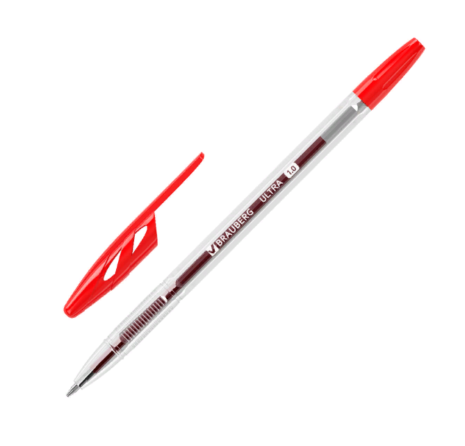 

Ручка шариковая Brauberg Ultra красная