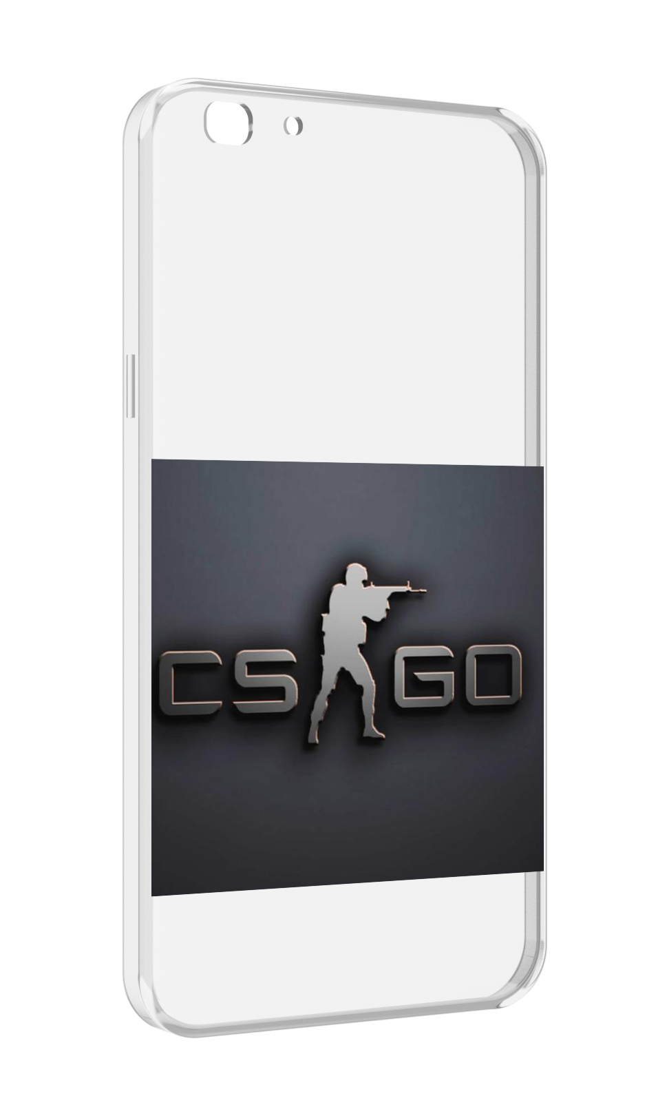 

Чехол MyPads CS go логотип мужской для Oppo A77/F3 (2017 год), Прозрачный, Tocco