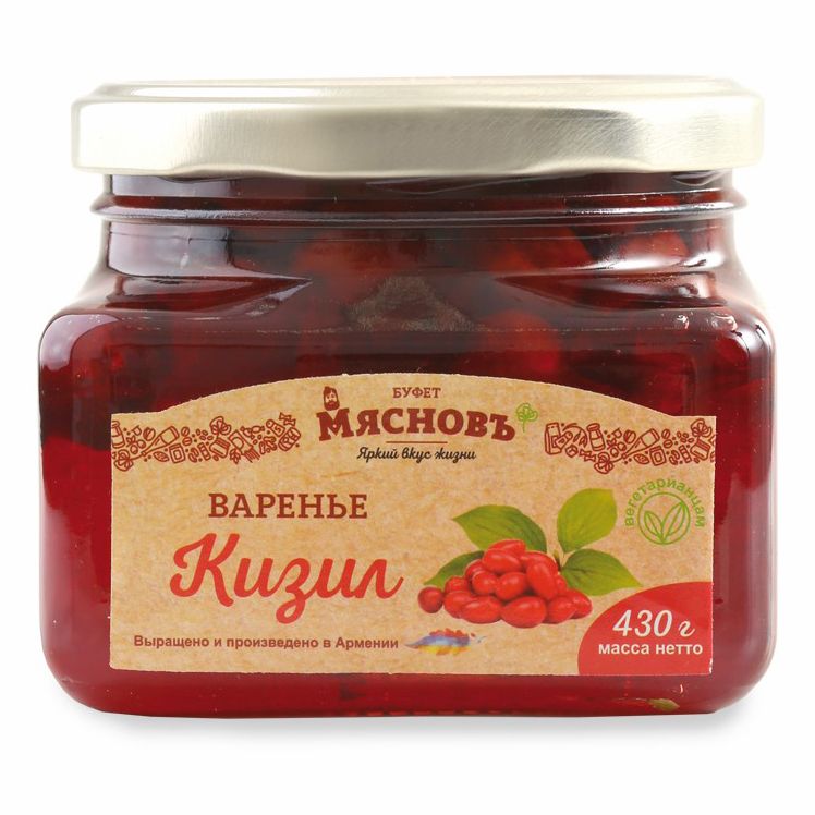 

Варенье МясновЪ БУФЕТ из кизила 430 г