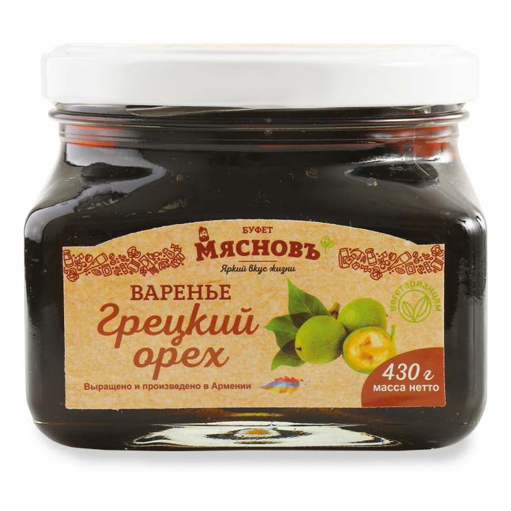 

Варенье МясновЪ БУФЕТ из грецкого ореха 430 г