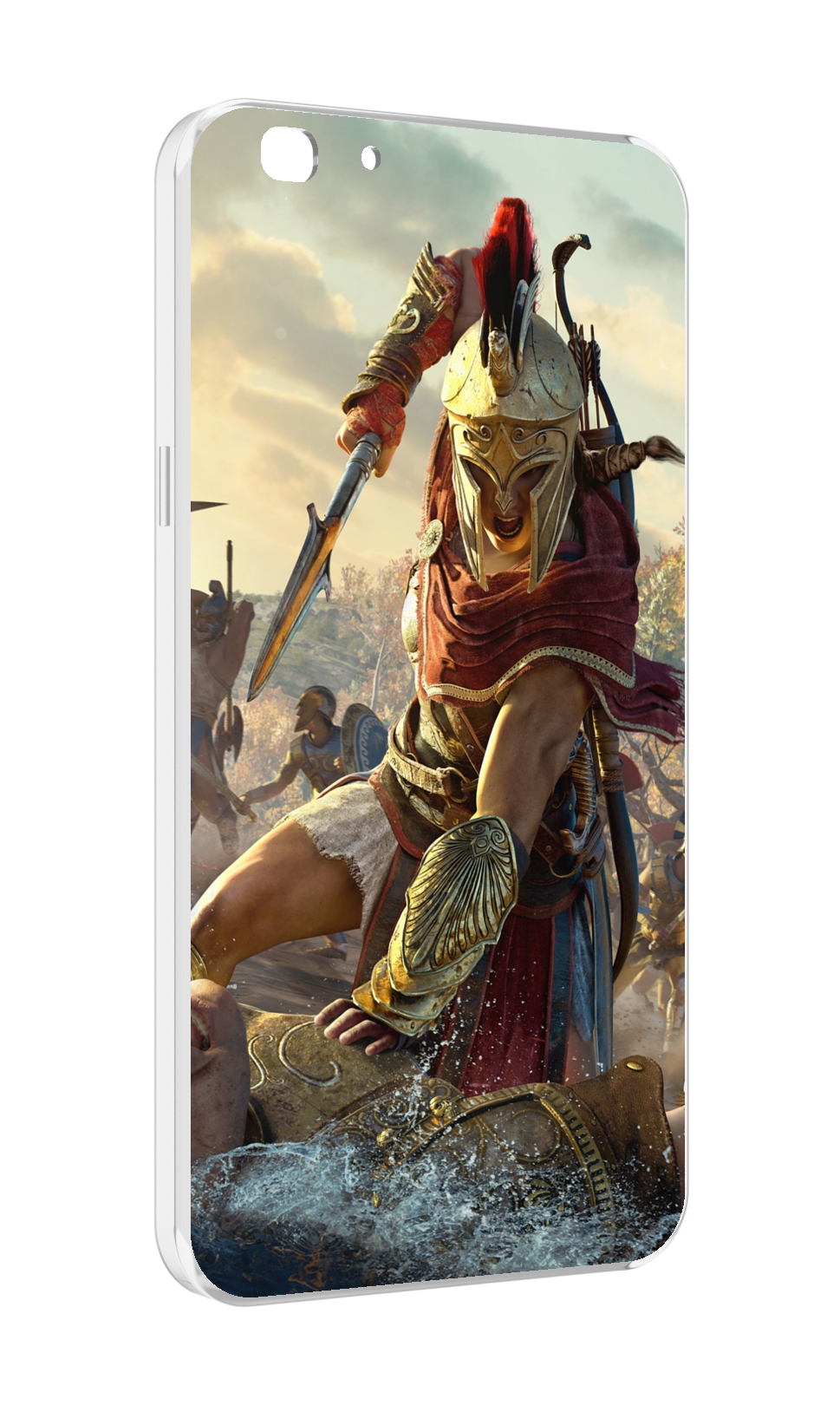 

Чехол MyPads Assassin's Creed Odyssey Kassandra мужской для Oppo A77/F3 (2017 год), Прозрачный, Tocco