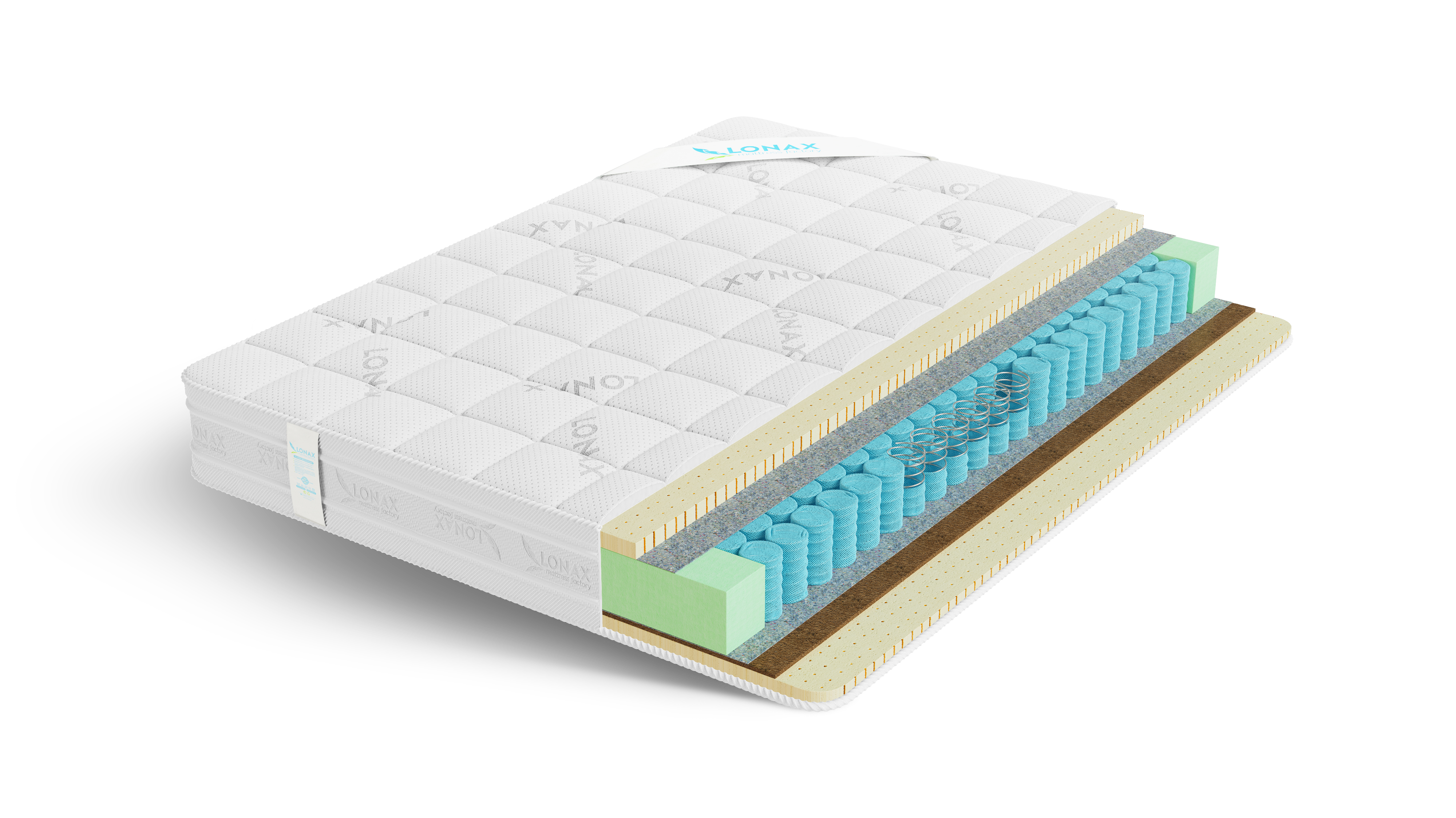 

Матрас пружинный Lonax Latex-Medium TFK 5 Zone/chstds_lonLLMTFK5Z_95x175, Lonax Latex-Medium TFK 5 Zone